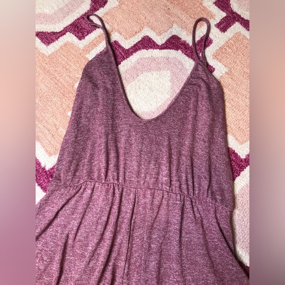 Express One Eleven Burgundy Skort Romper Size large NWT cozycore - Picture 7 of 7